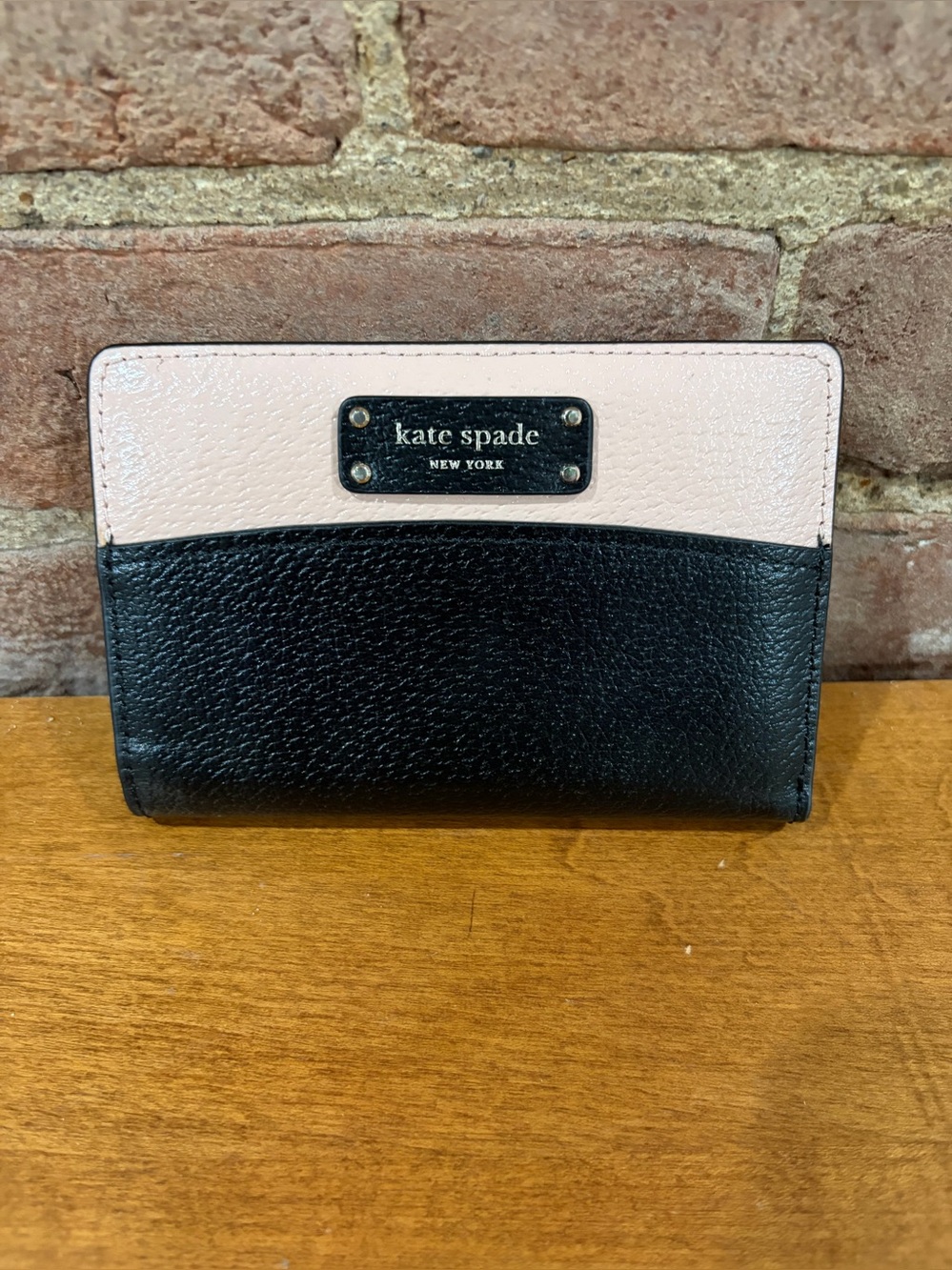 Authentic Kate Spade Black and Pink Wallet.